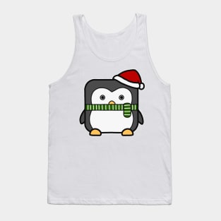 Funny Square Penguin Tank Top